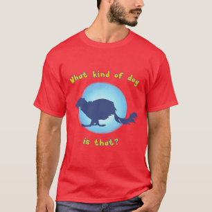 T-shirt Quel un peu chien est celui ? (Windhound de soie)