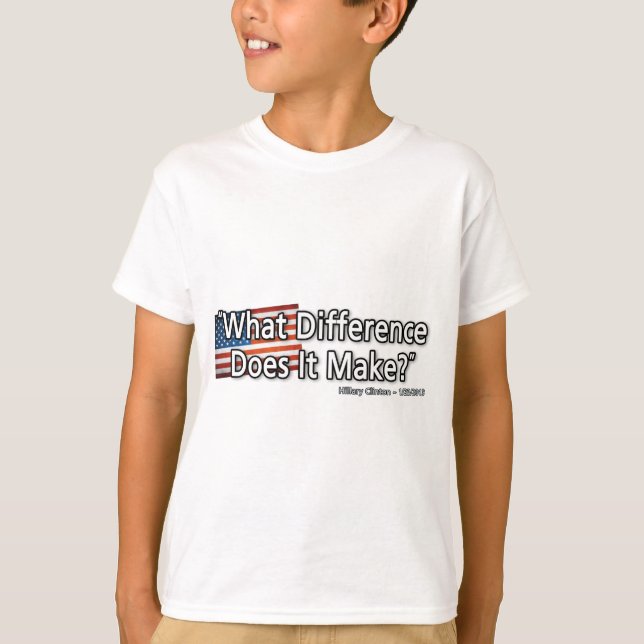 T-shirt Quelle Différence Cela Fait-Il ? (Devant)