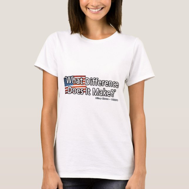 T-shirt Quelle différence il fait (Devant)