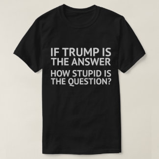 T-shirt Quelle est la bêtise de la Question ?