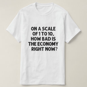 T-shirt Quelle est la situation économique actuelle ?