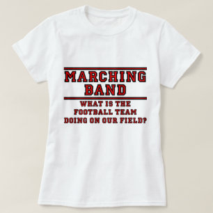 T-shirt Quelle est l'équipe de football faisant sur notre