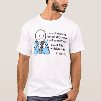 T-shirt Quelle est l'utilisation d'apprendre des maths ?