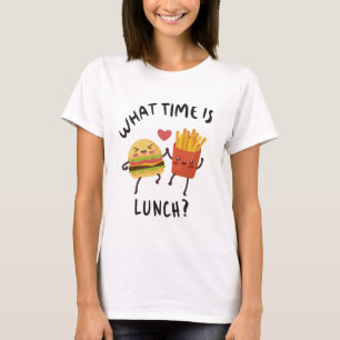 T-shirt Quelle heure est le déjeuner