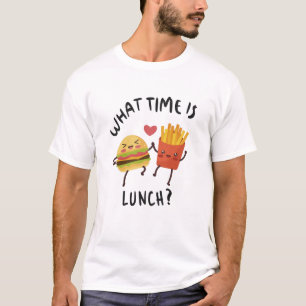 T-shirt Quelle heure est le déjeuner