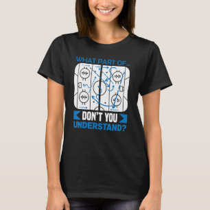 T-shirt Quelle partie de ne pas comprendre - le hockey