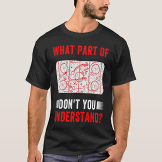 T-shirt Quelle partie du hockey ne comprenez-vous pas le h