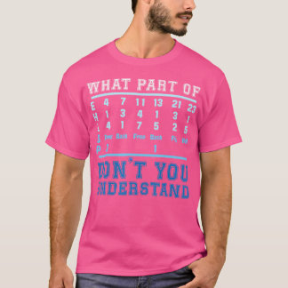 T-shirt Quelle Partie Ne Comprenez-Vous Pas La Nage D'Équi