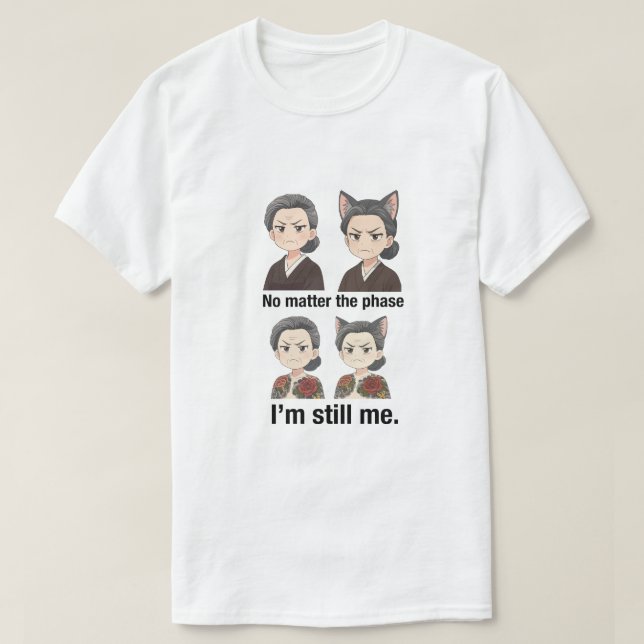 T-SHIRT QUELLE QUE SOIT LA PHASE (Design devant)