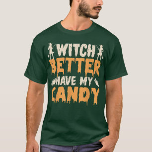 T-shirt Quelle sorcière a mieux ma fête d'Halloween de maï