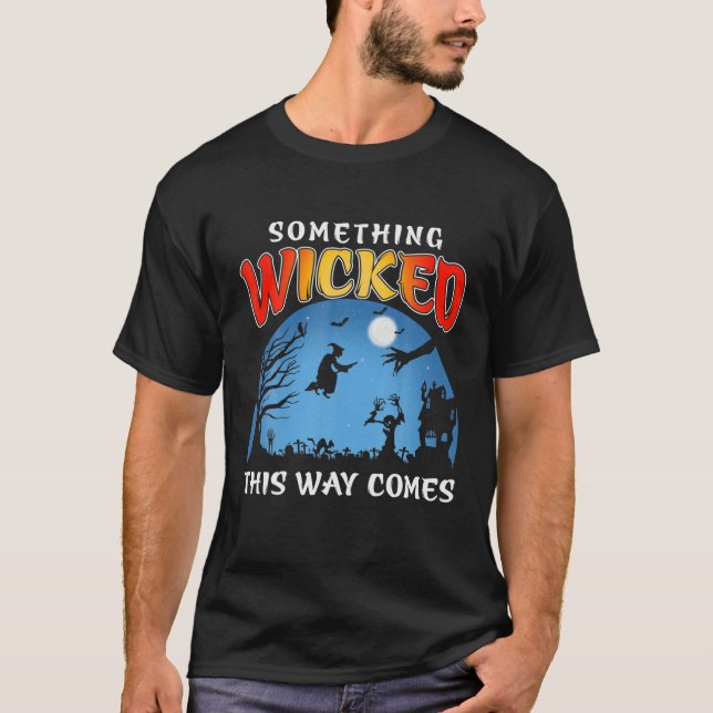 T-shirt Quelque Chose De Déchiré Halloween De Cette Façon  (Devant)