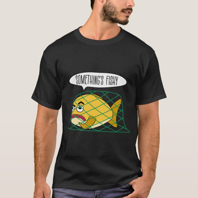 T-shirt Quelque chose de louche (Devant)