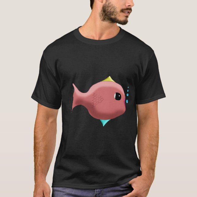 T-shirt Quelque chose de louche fond transparent (Devant)