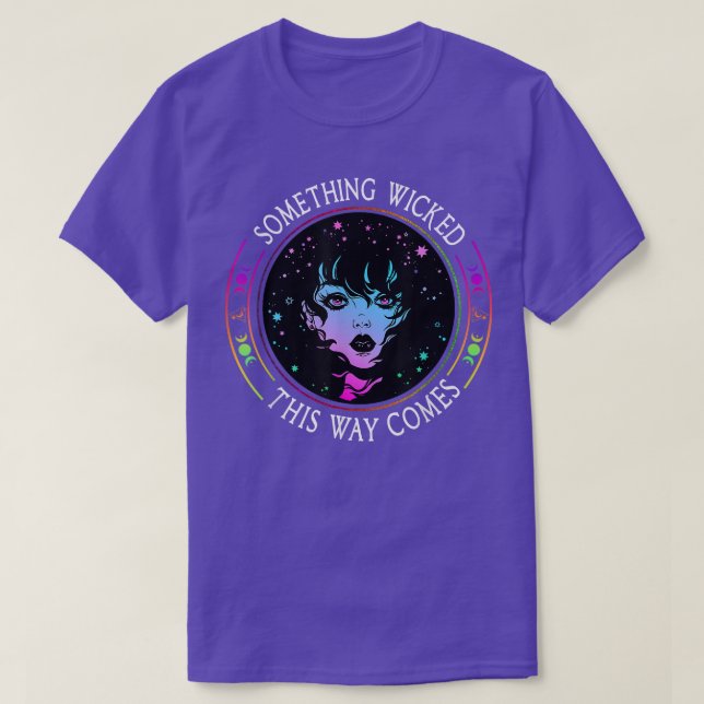 T-shirt Quelque Chose De Mal De Cette Façon Arrive Hallowe (Design devant)