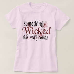 T-shirt Quelque chose mauvaise