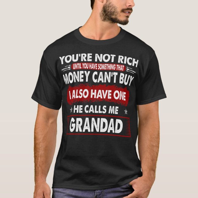 T-shirt Quelque chose que l'argent ne peut pas m'acheter m (Devant)