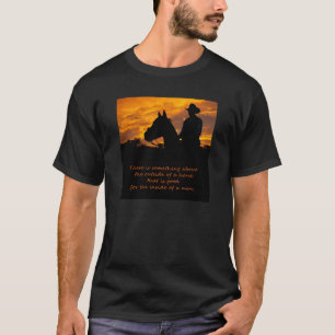 T-shirt Quelque chose sur l'extérieur d'un cheval