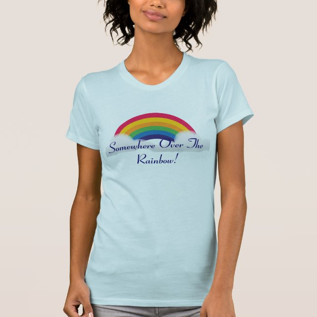 T-shirt Quelque part au-dessus de (Devant)