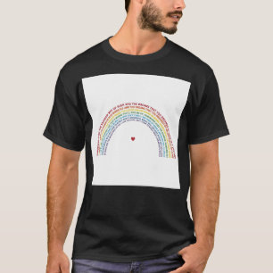 T-shirt Quelque part au-dessus de l'oreiller de l'arc-en-c