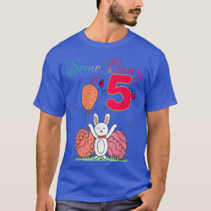 T-shirt QUELQUES BUNNY EST 5 Easter Anniversaire tenue