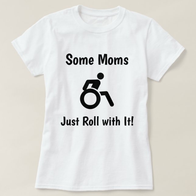 T-shirt Quelques mamans roulent juste avec lui… avec le (Design devant)
