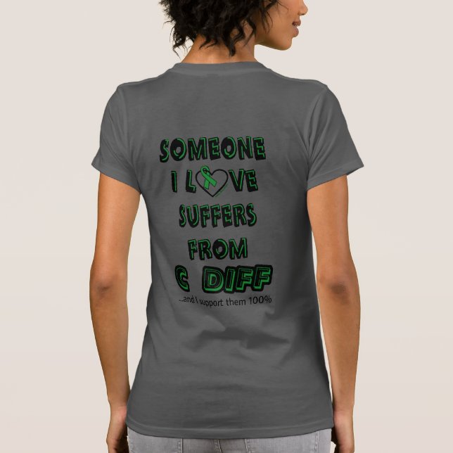 T-shirt Quelqu'un amour… C Diff d'I (Dos)