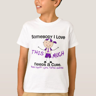 T-shirt Quelqu'un amour d'I - mucoviscidose (garçon)