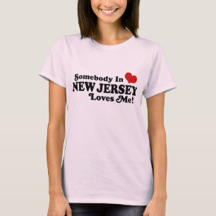 T-shirt Quelqu'Un Au New Jersey M'Aime