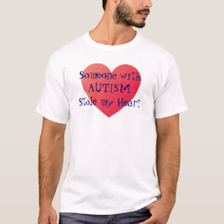 T-shirt Quelqu'un avec l'autisme a volé ma pièce en t de
