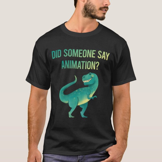 T-shirt Quelqu'Un Dit Animation (Devant)