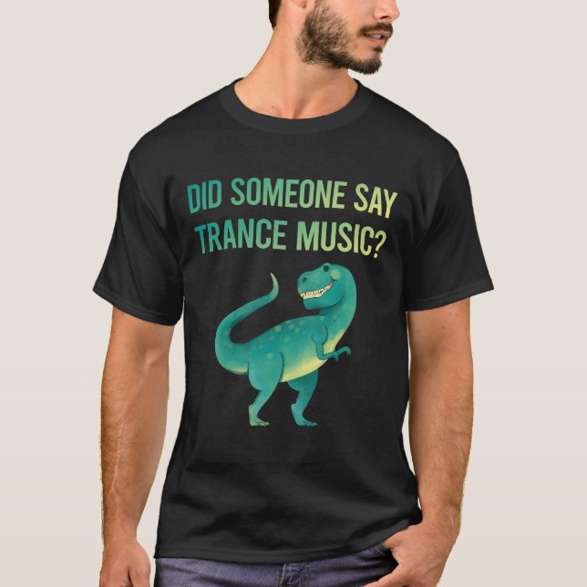 T-shirt Quelqu'un dit musique Trance (Devant)