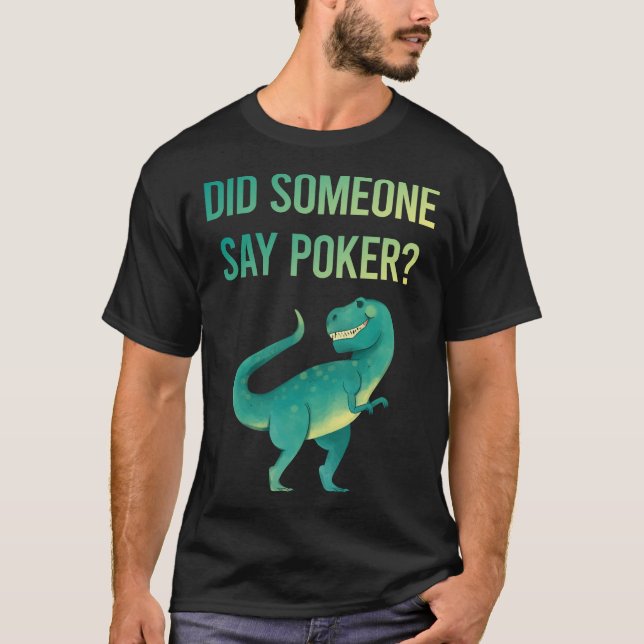 T-shirt Quelqu'Un Dit Poker (Devant)