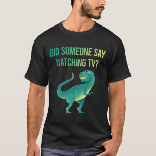 T-shirt Quelqu'Un Dit Regarder La Télévision