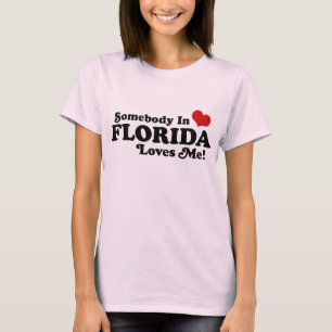 T-shirt Quelqu'un en Floride m'aime
