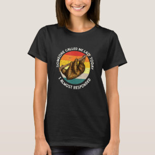 T-shirt Quelqu'un m'a appelé Lazy Sloth Joke Sloth Pun Fri