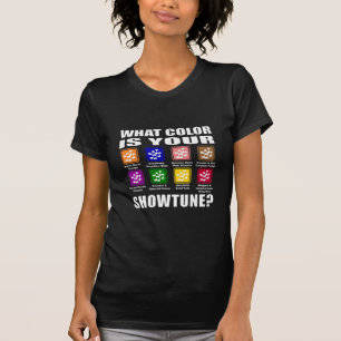T-shirt Quels couleur/T-shirt foncé de femmes de Showtune