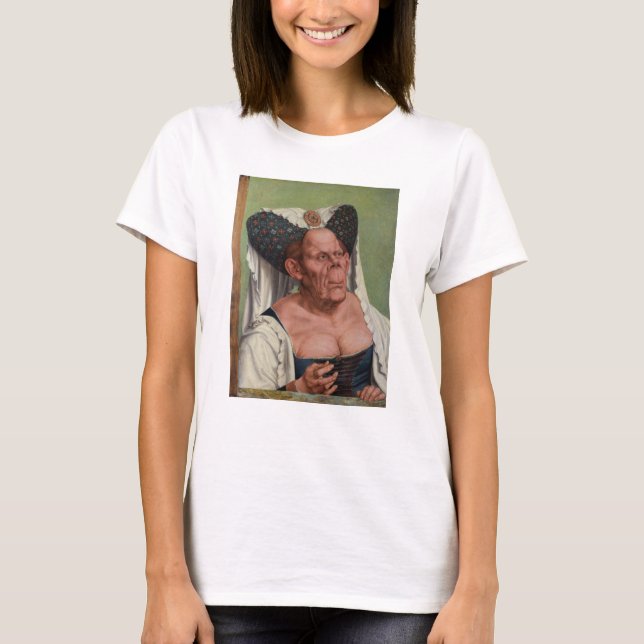 T-shirt Quentin Matsys - Une Vieille Femme Grotesque (Devant)