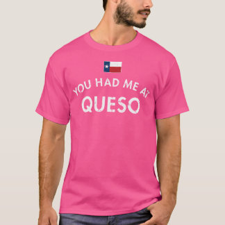 T-shirt Queso de Tex-Mex d'Austin Fromage Piment Puce Tort