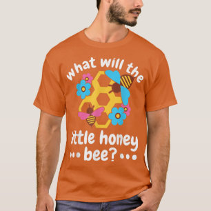 T-shirt Qu'est-ce que Baby Bee Genre Révéler Garçon Miel B
