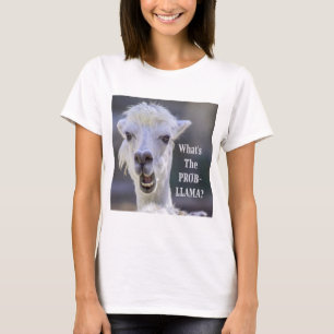 T-shirt Qu'est-ce que le Prob-Llama ? Jote Drôle LLAMA