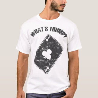 T-shirt Qu'est-ce que les cartes de jeu Trump Euchre Card?