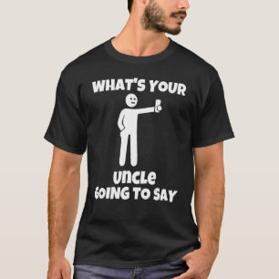 T-shirt Qu'est-ce que votre oncle va dire, appareil photo 