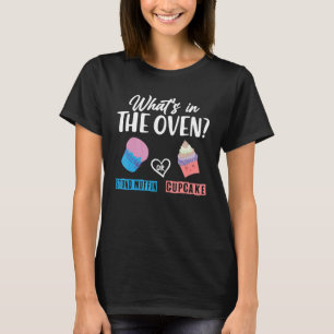 T-shirt Qu'est-ce qui est dans le four Muffin ou cupcake s
