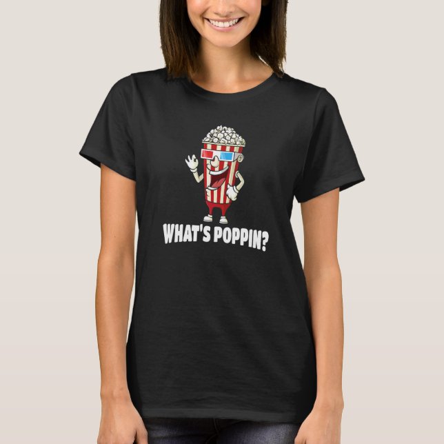 T-shirt Qu'est-ce qui Pète Popcorn (Devant)