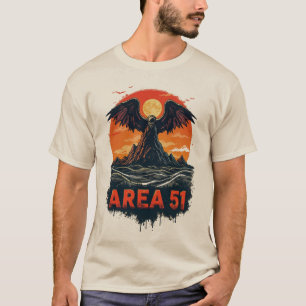 T-shirt Qu'est-ce qui regarde vraiment la zone 51?