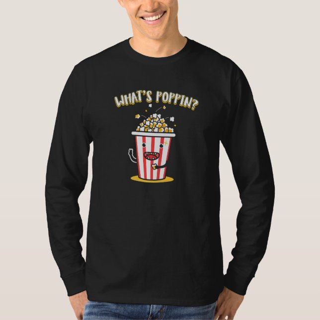 T-shirt Qu'est-ce qui se passe Popcorn   (Devant)