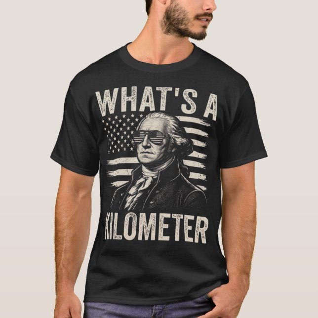 T-shirt Qu'est-ce qu'un kilomètre (Devant)