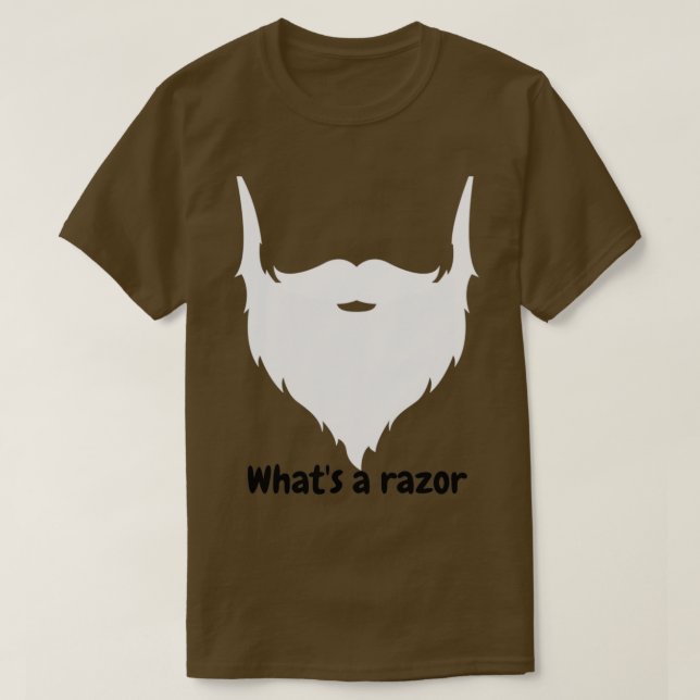 T-shirt Qu'est-ce qu'un rasoir (Design devant)