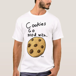 T-shirt Question de biscuit de Jamies bilatérale