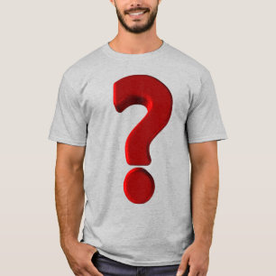 T-shirt Question Mark T Shirt